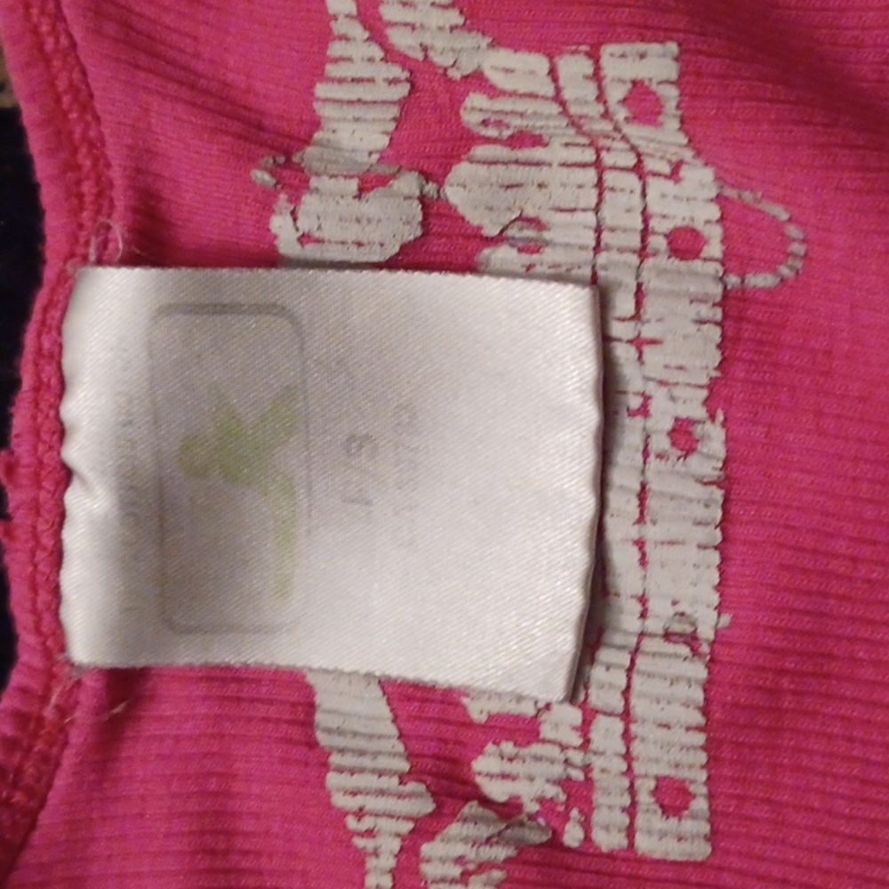 Free Add-on Pink Ribbed "Delicious" Tank Top - Size Small - Picture 7 of 7